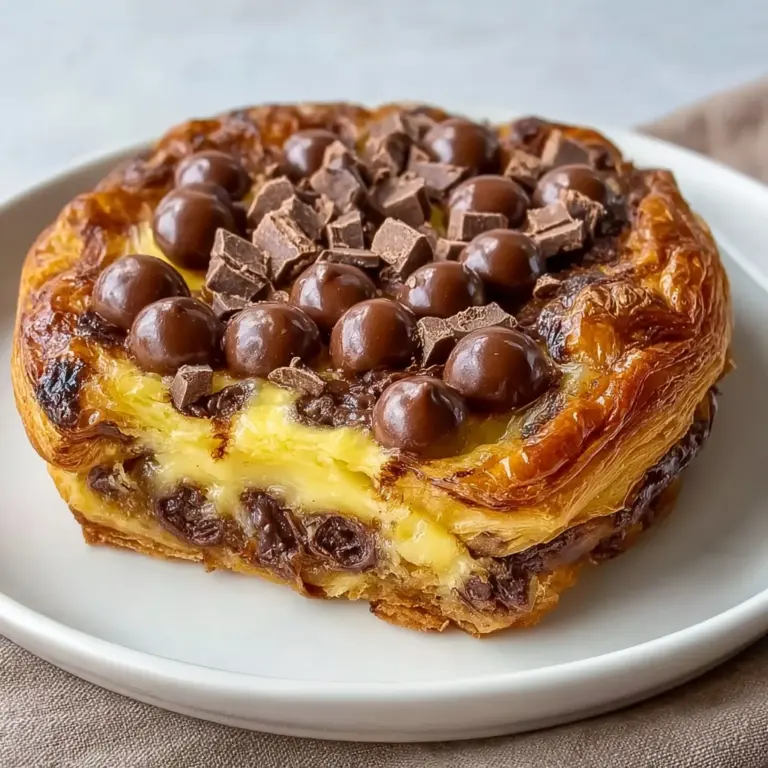 Decadent Chocolate Croissant Breakfast Bake Recipe