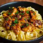 Spicy Cajun Honey Butter Chicken & Pasta Recipe