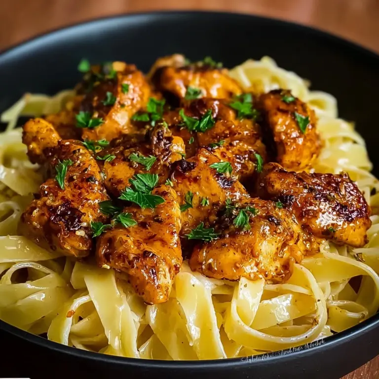 Spicy Cajun Honey Butter Chicken & Pasta Recipe