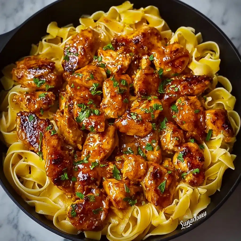 Spicy Cajun Honey Butter Chicken & Pasta Recipe - Recipe Image