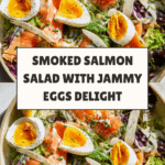 Smoked salmon salad recipe