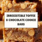 Delicious Toffee and Chocolate Cookie Bar Recipes Recipe