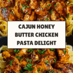 Spicy Cajun Honey Butter Chicken & Pasta Recipe