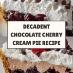 Chocolate Cherry Cream Pie Recipe