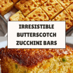 Butterscotch Zucchini Bars Recipe