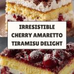 Cherry Amaretto Tiramisu Recipe