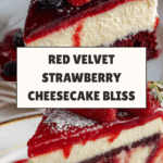 Red Velvet Strawberry Cheesecake Recipe