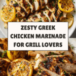 The Best Greek Chicken Marinade Recipe