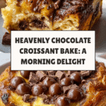 Decadent Chocolate Croissant Breakfast Bake Recipe