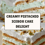 Pistachio Icebox Cake Recipe