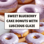 Blueberry Cake Donuts Recipe