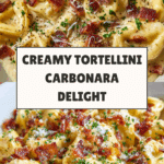 Creamy Tortellini Carbonara Recipe