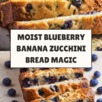 Blueberry Banana Zucchini Bread Recipe