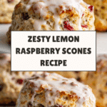 Ridiculously Easy Lemon Raspberry Scones Recipe