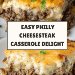 Philly Cheesesteak Casserole Recipe