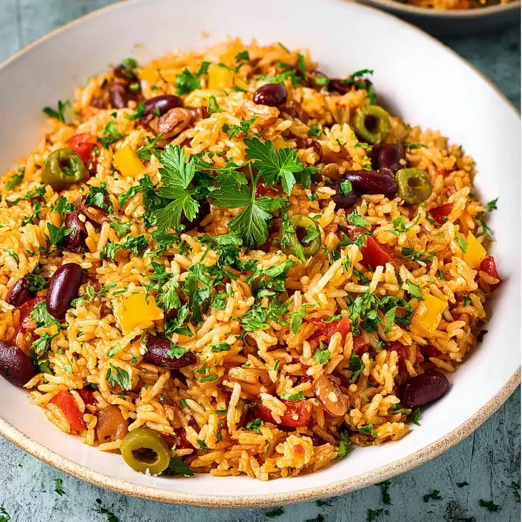 Healthy Mediterranean Rice and Beans Recipe - Recipe Image