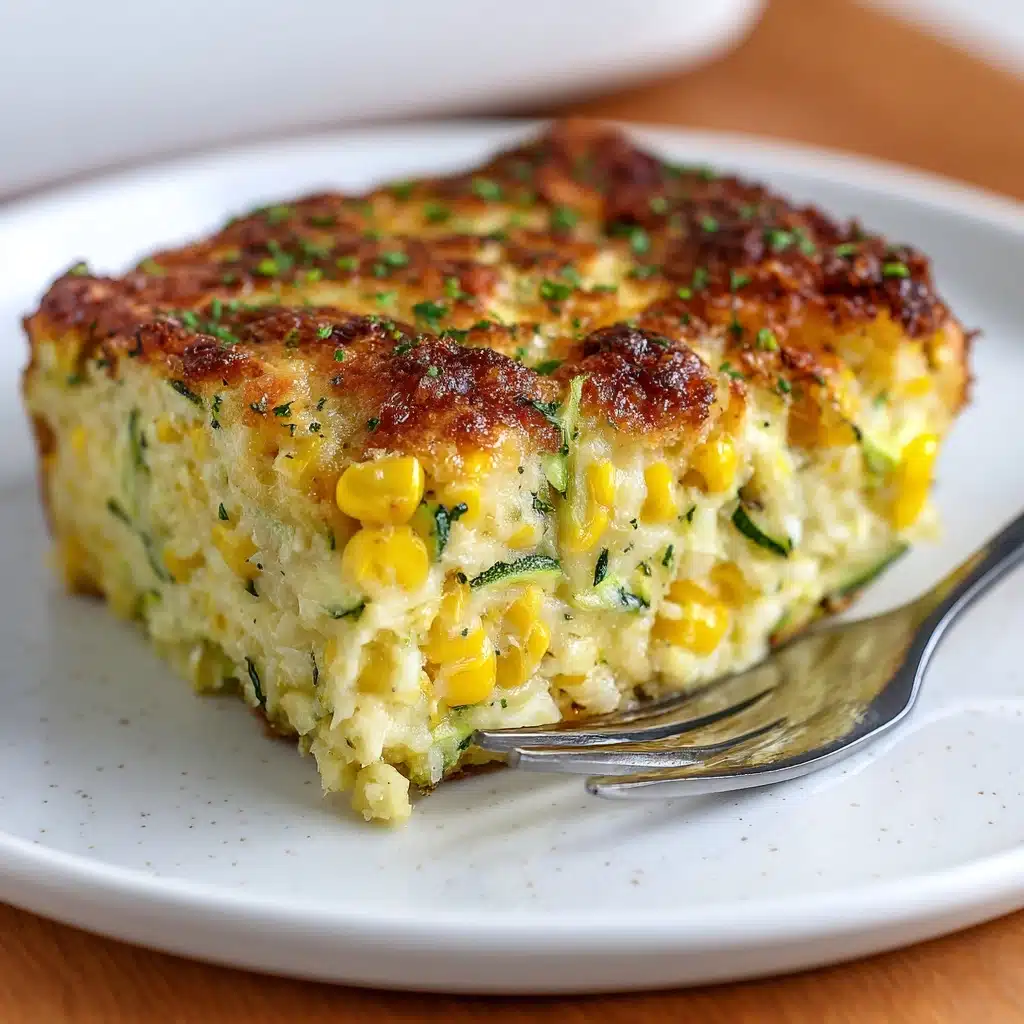 Savory Garden Zucchini Casserole Recipe - Recipe Image