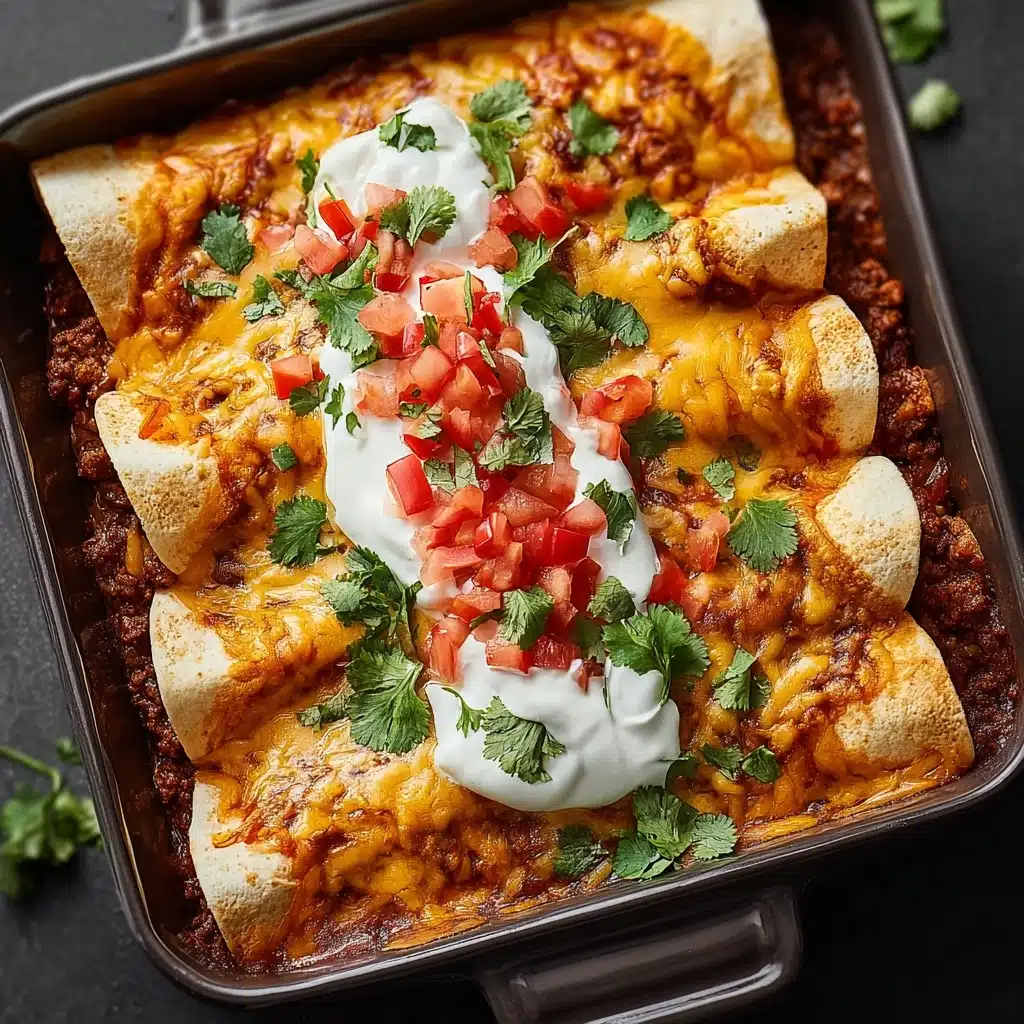 Ground Beef Enchiladas Recipe - Recipe Image