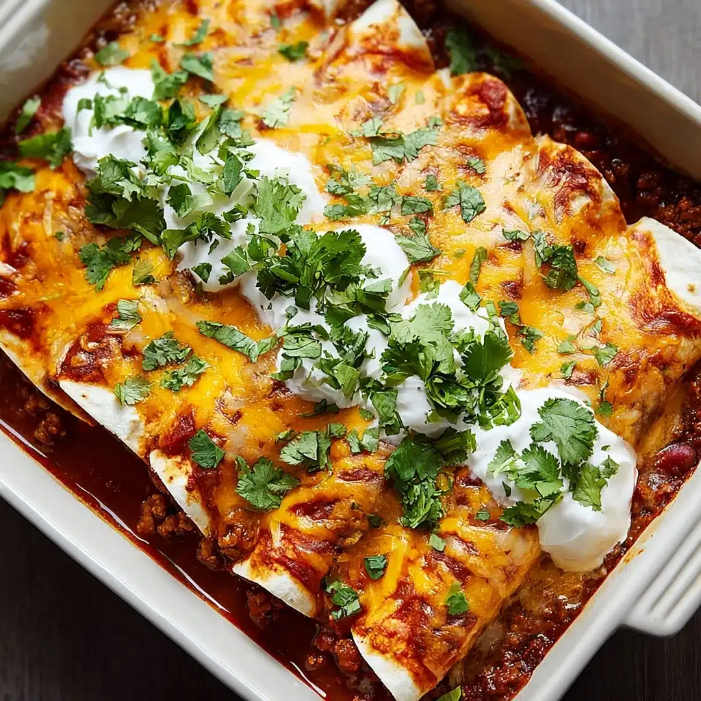 Ground Beef Enchiladas Recipe - Recipe Image