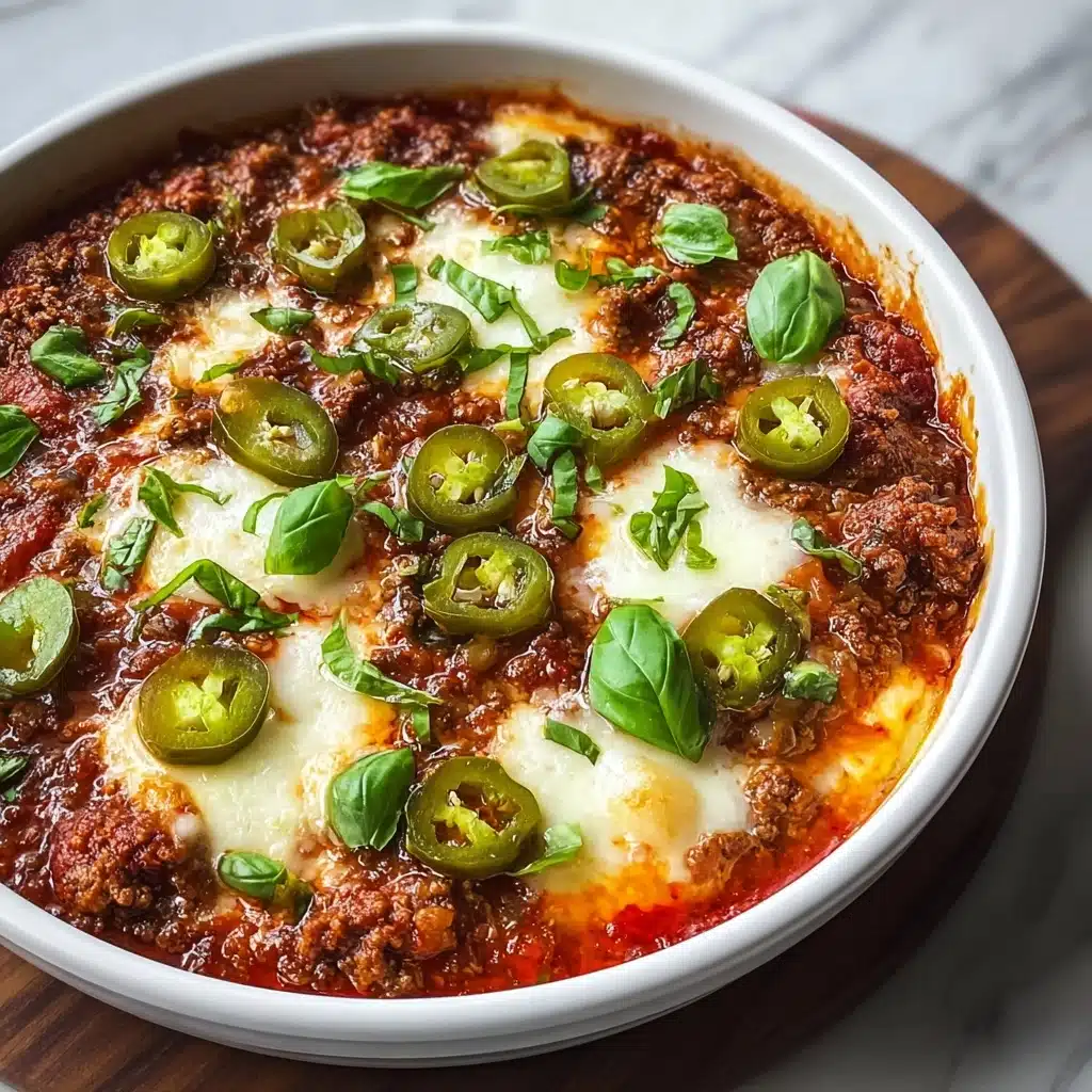 Low Carb Crustless Pizza Bowl Recipe - Recipe Image