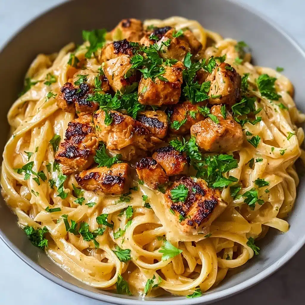 Cowboy Butter Chicken Linguine Recipe - Recipe Image
