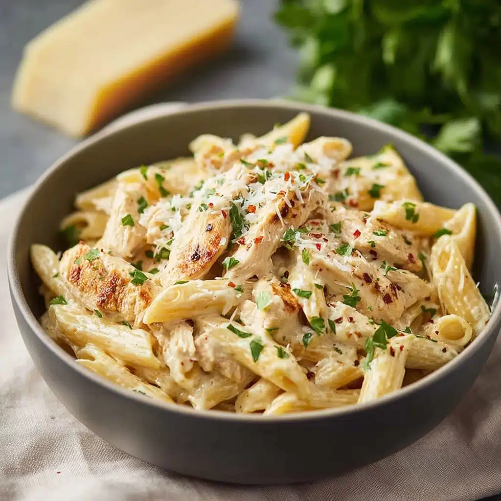 Creamy Garlic Parmesan Pasta Recipe - Recipe Image