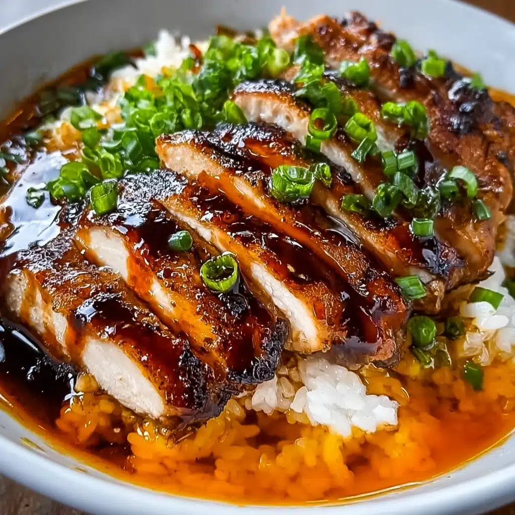 Caramelised Soy Chicken in Garlic Ginger Broth with Rice
- Recipe Image
