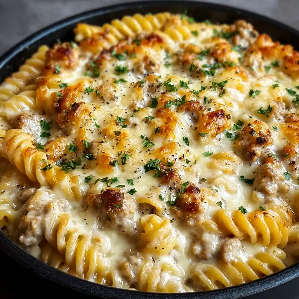 The Best Crockpot Garlic Parmesan Chicken Pasta Recipe - Recipe Image