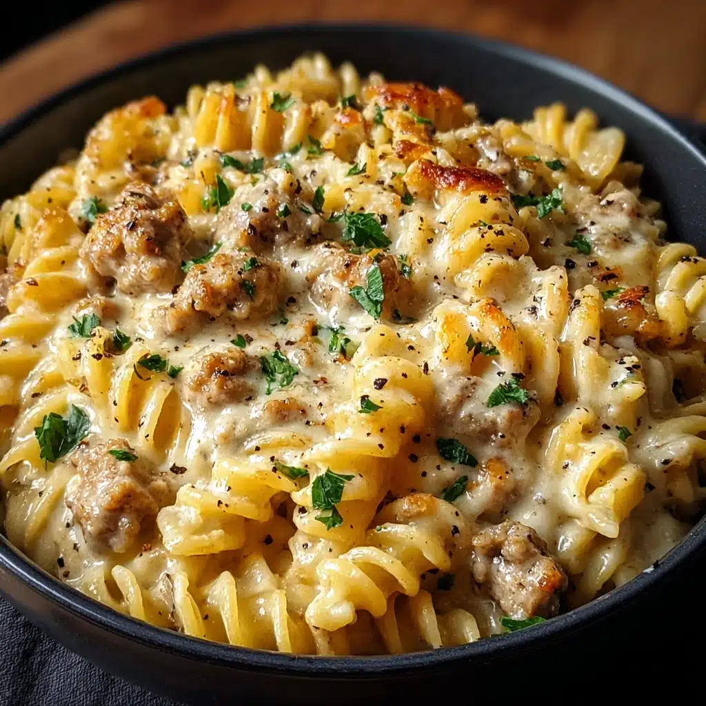 The Best Crockpot Garlic Parmesan Chicken Pasta Recipe - Recipe Image