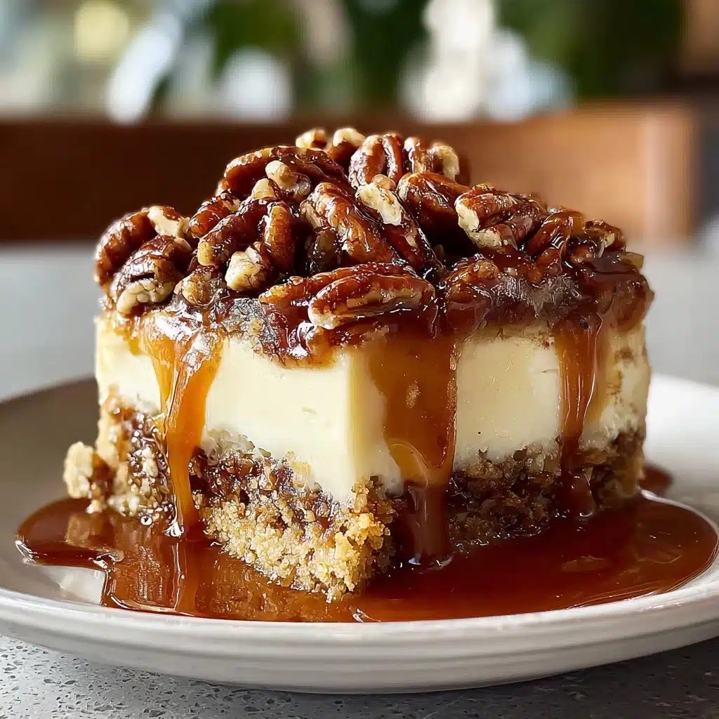Decadent Butter Pecan Praline Poke Cake Recipe - Recipe Image