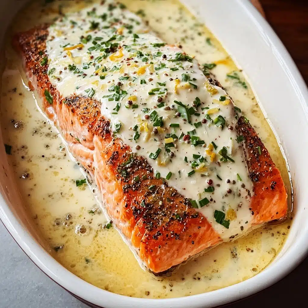 Baked Boursin Salmon Recipe - Recipe Image