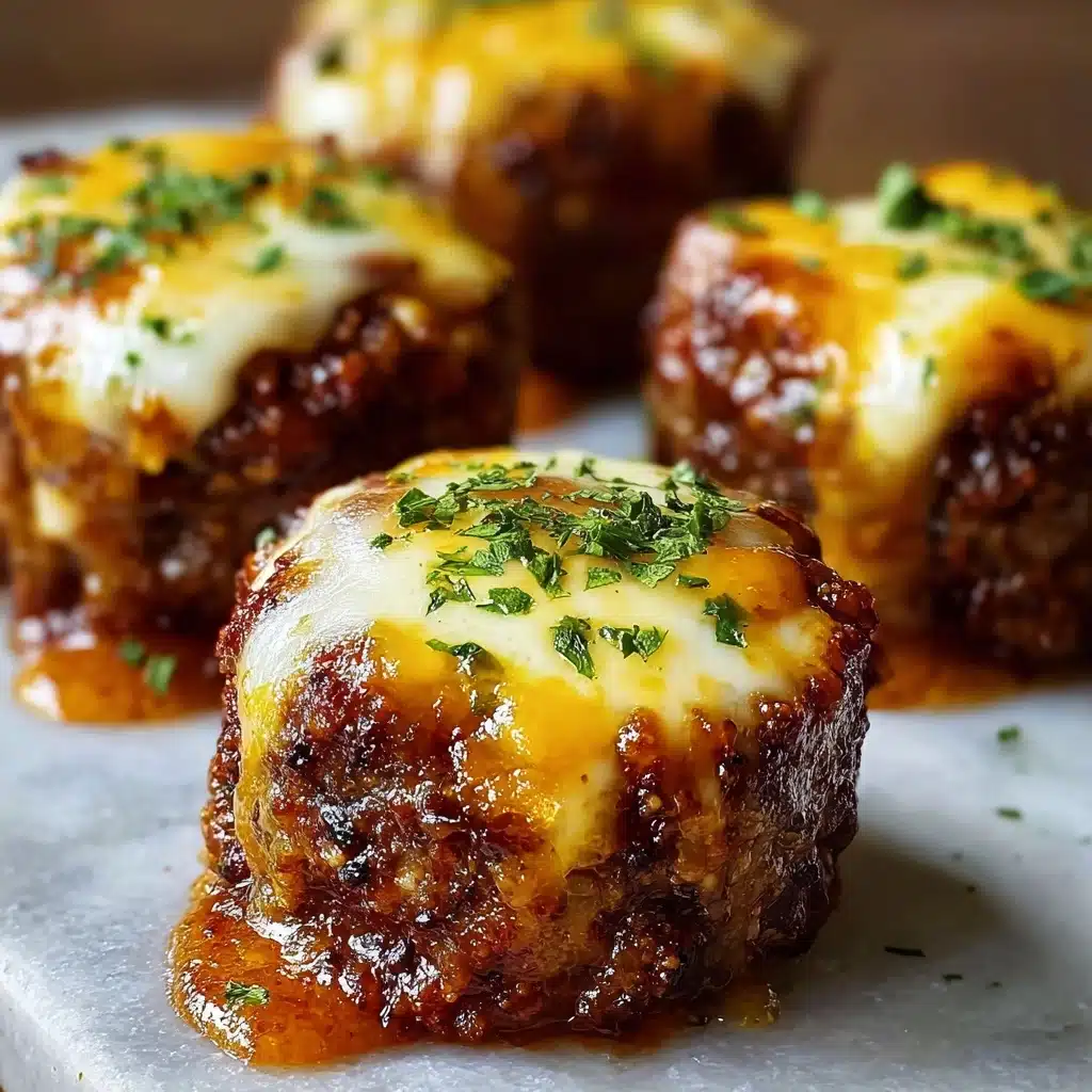 Cheesy Stuffed Meatloaf Bites Recipe - Recipe Image