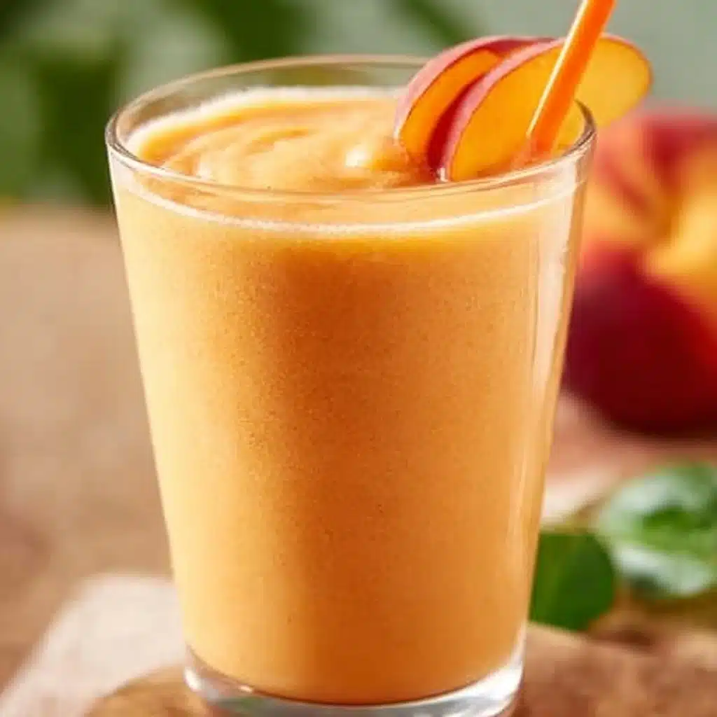 Peach Smoothie Recipe - Recipe Image