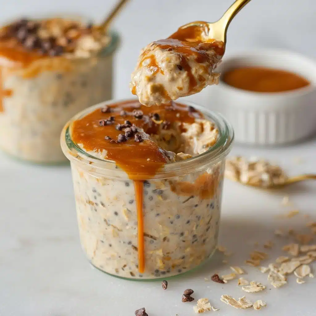 Salted Caramel Overnight Oats Recipe - Recipe Image