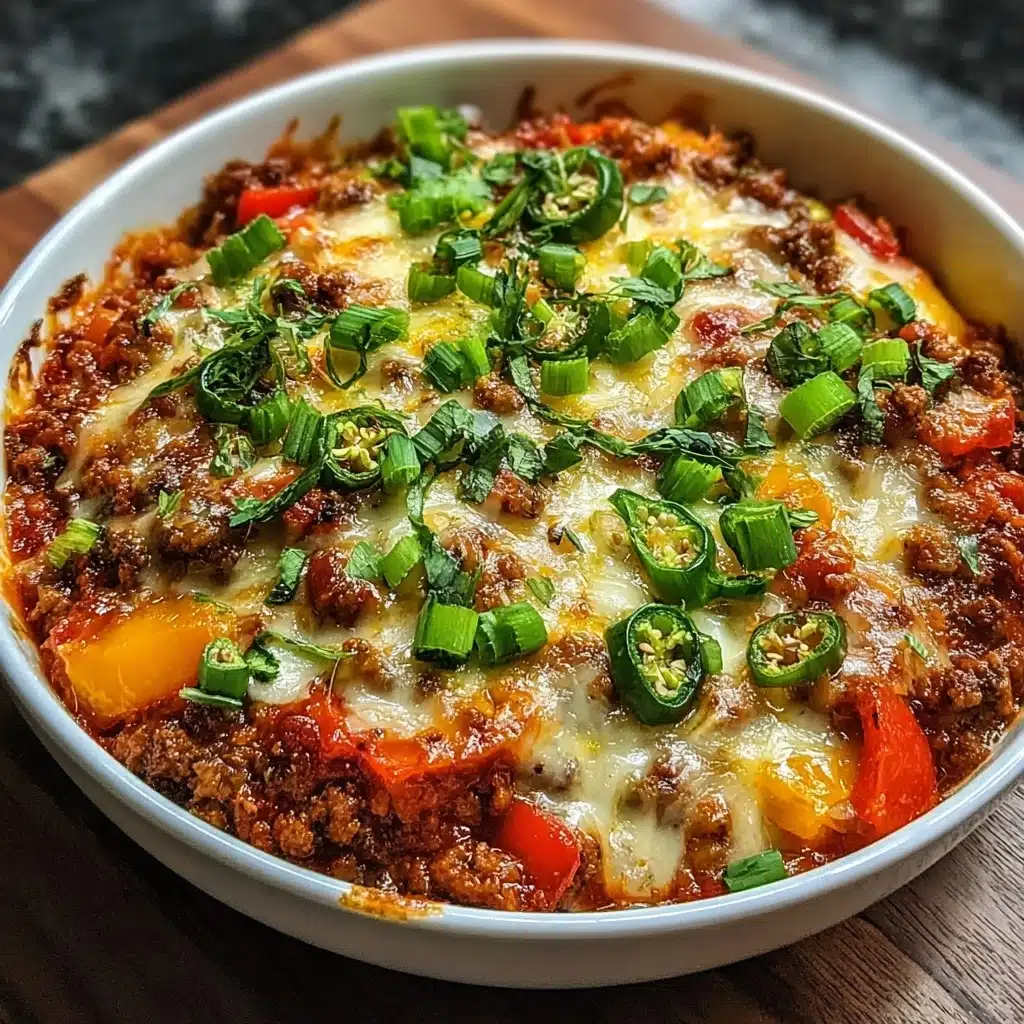 Low Carb Crustless Pizza Bowl Recipe