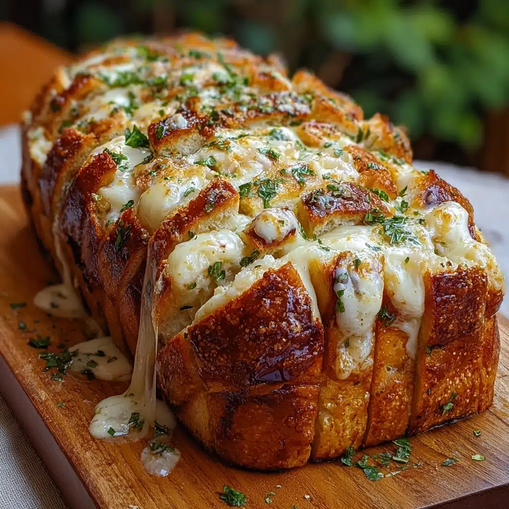 Cheesy Garlic Bliss Pull-Apart Bread Recipe - Recipe Image