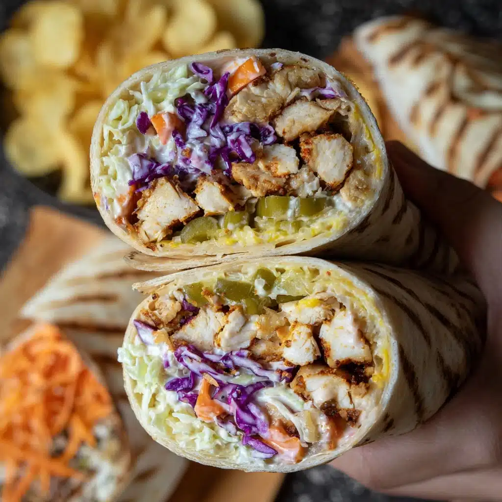 BBQ Rotisserie Chicken Wraps Recipe - Recipe Image