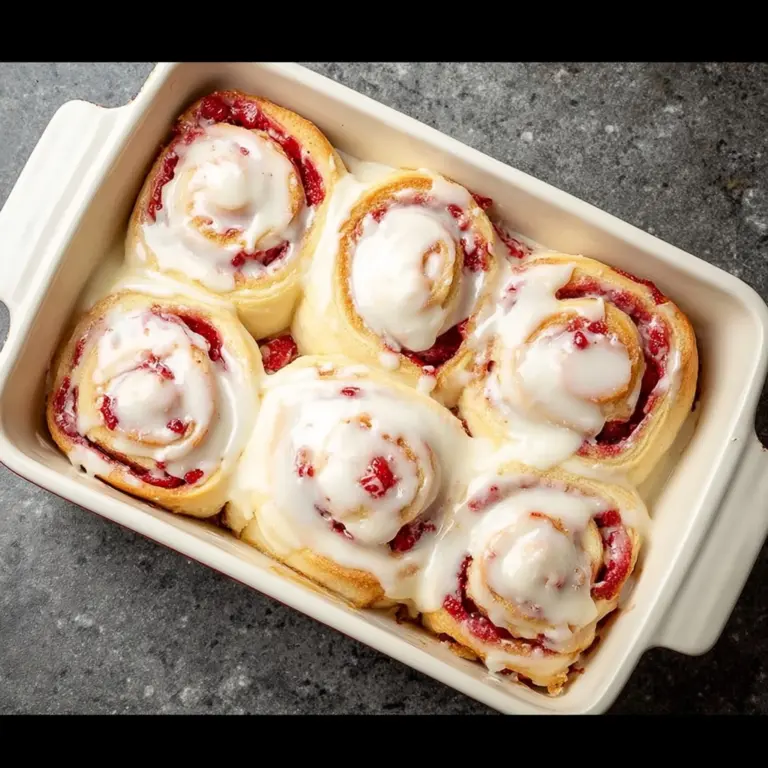 Strawberry Cheesecake Cinnabon Rolls Recipe