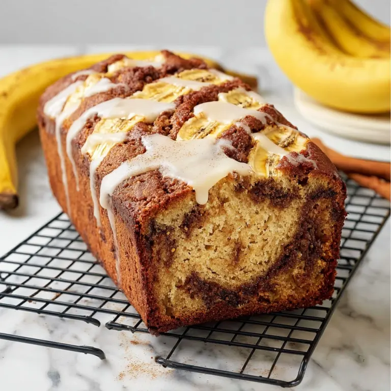 Cinnamon Swirl Banana Bread Recipe