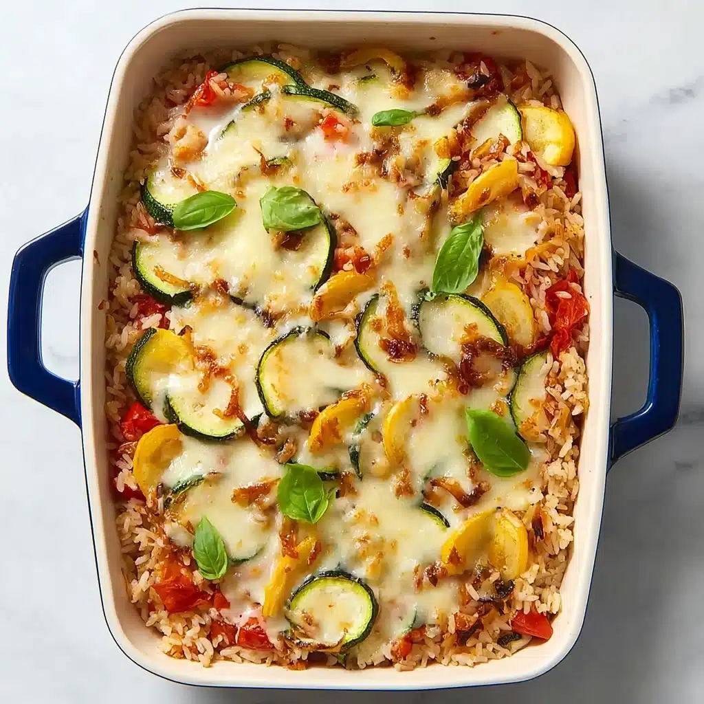 Quick Weeknight Zucchini and Rice Casserole Recipe