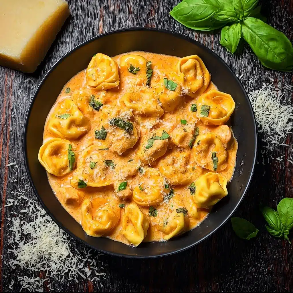 CrockPot Chicken Tortellini Recipe - Recipe Image