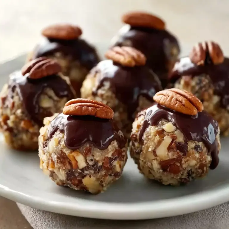 No Bake Pecan Pie Balls Recipe