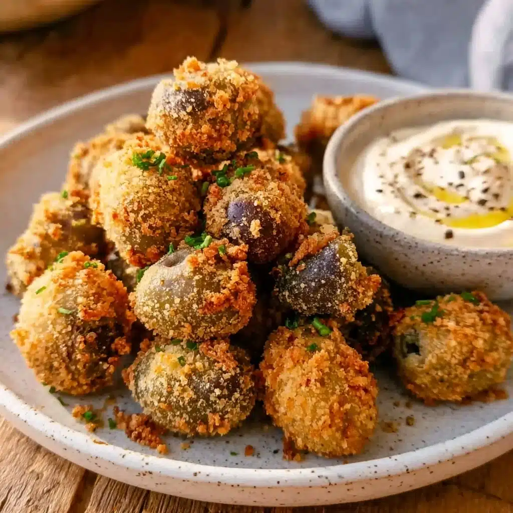 Fried Olives with Garlic Aioli Recipe