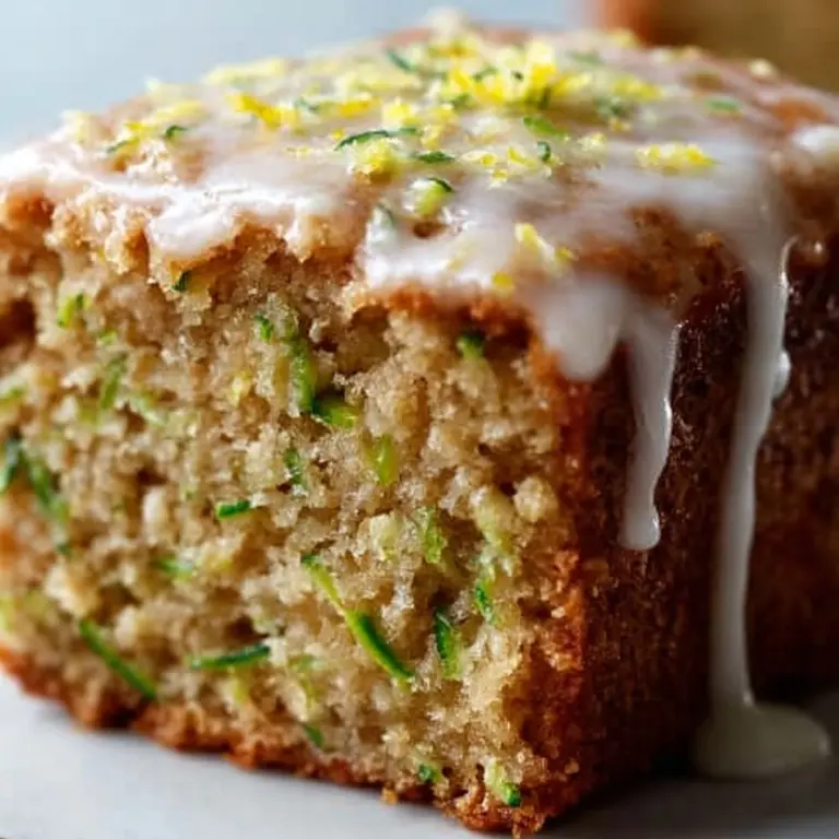 Delicious Lemon Zucchini Bars with Glaze Recipe