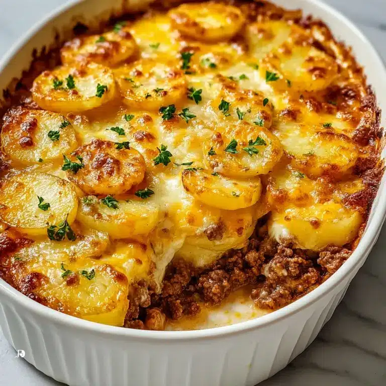 Hobo Casserole with Ground Beef & Potatoes Recipe