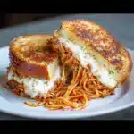 Spaghetti Grilled Cheese Recipe
