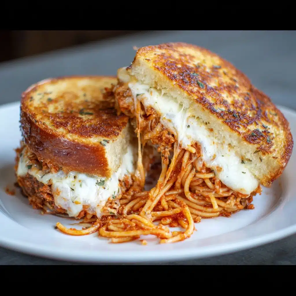 Spaghetti Grilled Cheese Recipe
