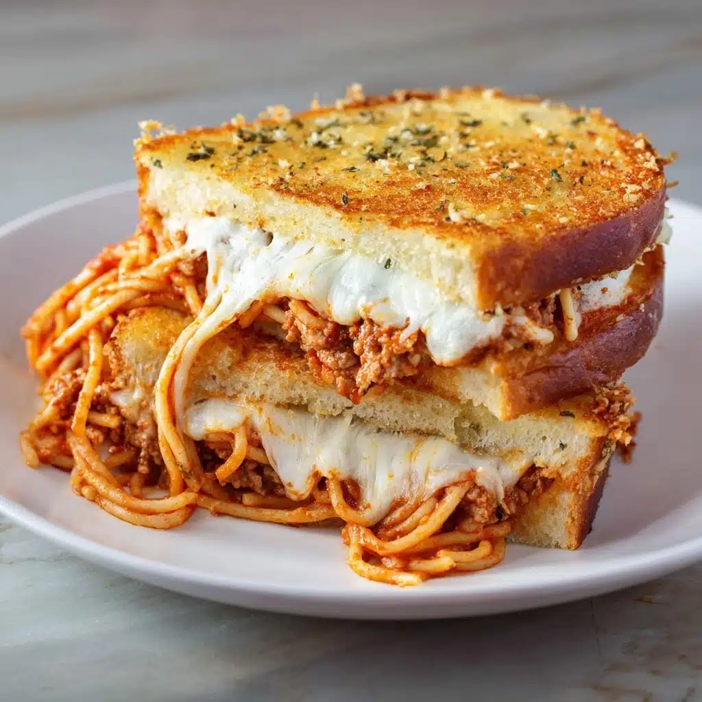 Spaghetti Grilled Cheese Recipe - Recipe Image