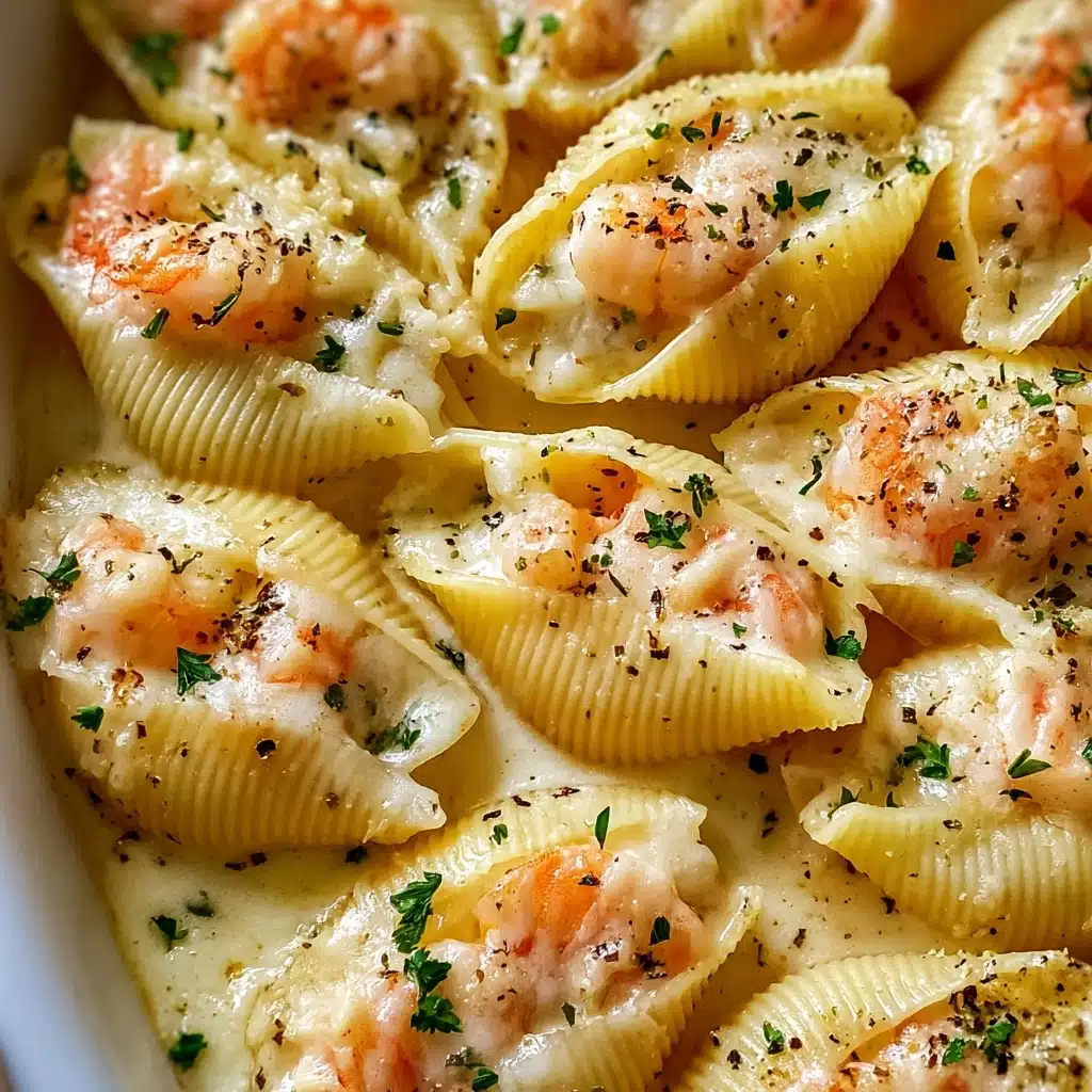 Creamy Seafood Stuffed Shells Recipe
