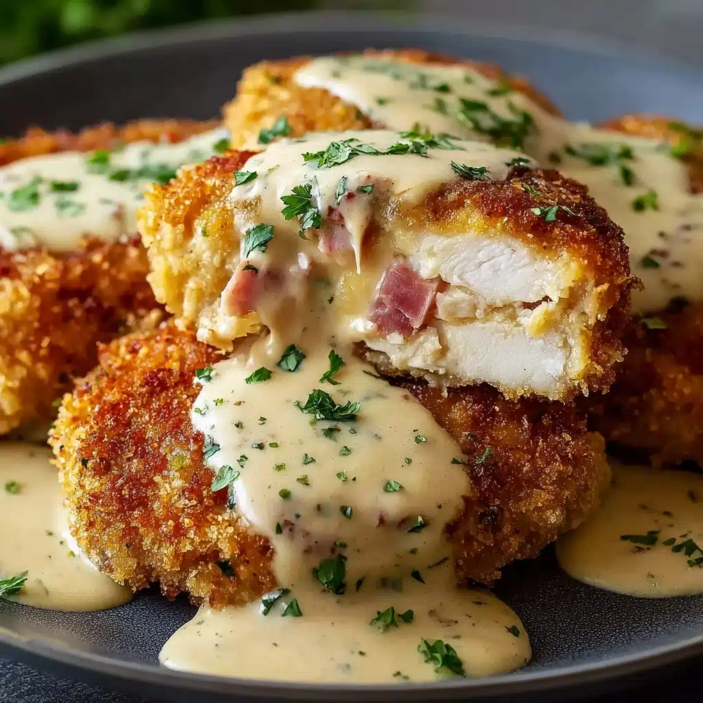 Deliciously Creamy Chicken Cordon Bleu Recipe - Recipe Image